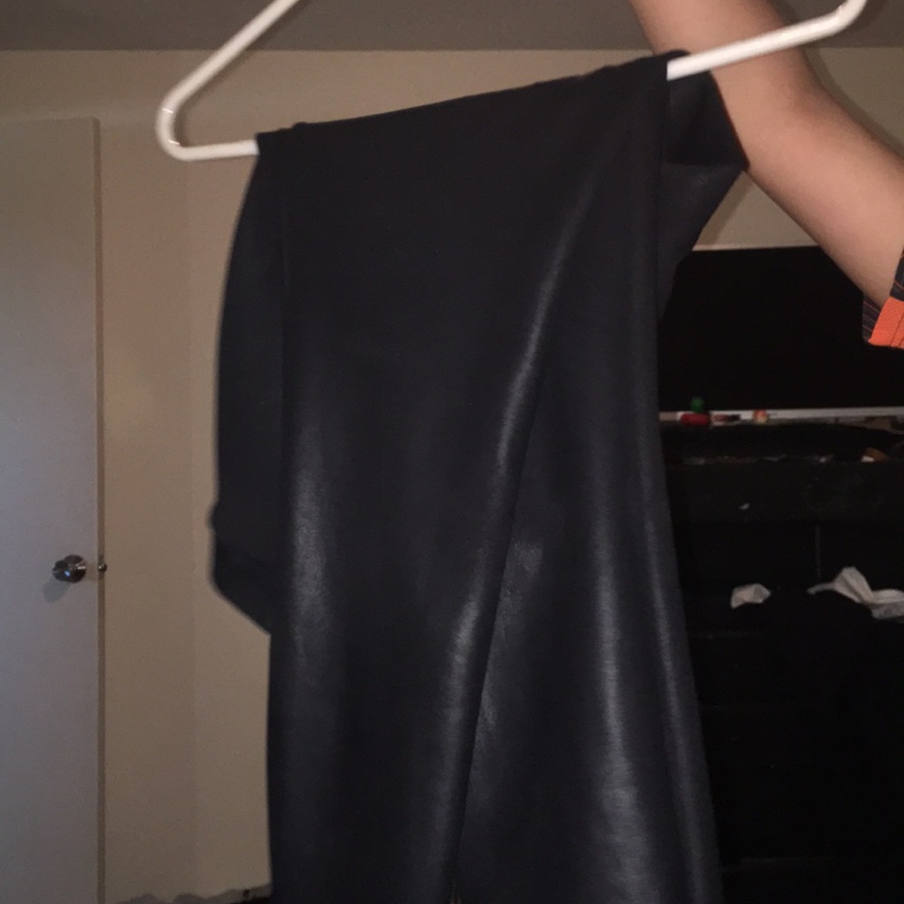 Leather leggings